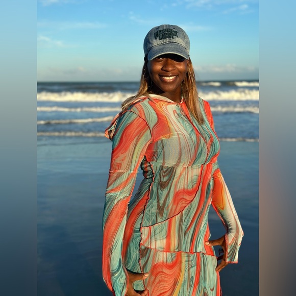 Mesh Maxi Dress - Picture 2 of 3